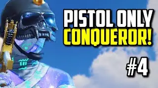PISTOL ONLY TO CONQUEROR RANK!! (PART 4) | PUBG Mobile