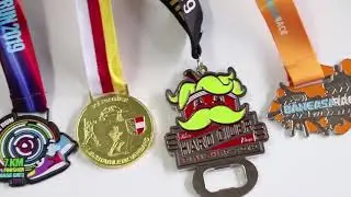 Antique die casting custom 10k marathon medal metal running medal