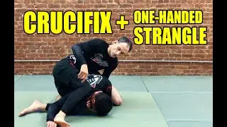 Crucifix to One-Handed Strangle: Take the Back from Turtle (BJJ No Gi)