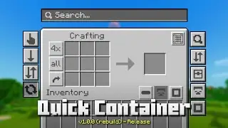 Quick Container V1.0.0 Release! - Texture Pack Minecraft Bedrock