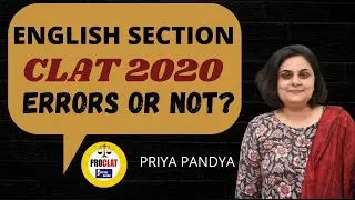 CLAT 2020  ENGLISH SECTION ANALYSIS