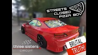 Drifting Three Sister Circuit Didn't Go To Plan (HAPPY BUNNY NOT) NIssan Skyline R33 Gets New CHROME