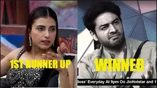 Bigg Boss 19 : Winner And Runner Up Leaked #biggboss19 