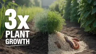 3X More Earthworms, Explosive Plant Growth: My Crushed Rice Soil Experiment Results.