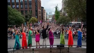 Vertical dancers grace the side of a 300 year old cathedral: BANDALOOP at St Paul's Cathedral London