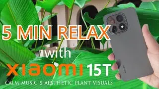 Xiaomi 15T Nature Video | 5 Minutes Calm Music & Aesthetic Plant Visuals