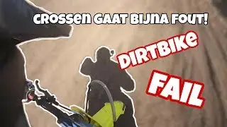 Crossen gaat bijna fout! Crossen bij mc Flevoland - Vlog #4