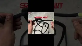 🌿 Mastering Survival Knots: The Square Knot! 🌲 Learn this essential skill for your next wilderness a