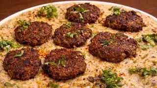 Creamy Eggplant with Juicy Meat Patties | Easy & Comforting Dinner Recipe