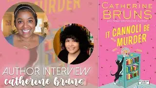 Author Chat with Catherine Bruns: Cozies, Cannoli & More! 🎙️