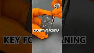 KEY FOB CLEANING 🛞🧼#detailing #asmr #cleaning #cardetailing #satisfying #obx #obxcarwash