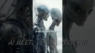 AI robots greet alien species in quiet first-contact moments. Which species next?