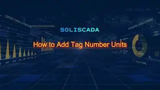 Project Management: 8.How to Add Tag Number Units