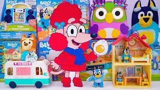 Bluey Toy Collection Unboxing Review 🐾 Mystery Cute Coco Box & Bluey Mini House Playset
