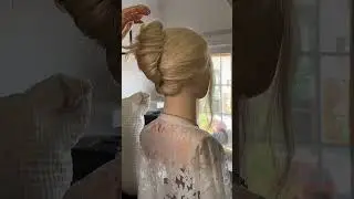 French twist bun tutorial #frenchtwist #frenchbunhairstyle #bridalupdo #updohairstyles