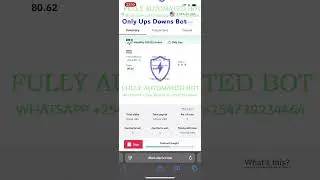 Only Ups Downs Bot #bottrading #binaryindicator #deriv