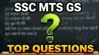 SSC MTS GS TOP IMPORTANT QUESTIONS, SSC MTS, SSC GD, UP CONSTABLE, HOMEGAURD, DELHI POLICE #gs #gk 👆