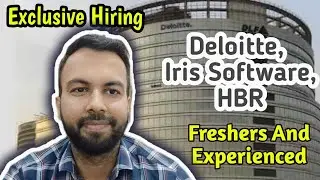 Freshers Jobs In 2025 | Deloitte Hiring 2025 | Iris Software | HBR Walkin Drive |Neeraj Bhatia Vlogs