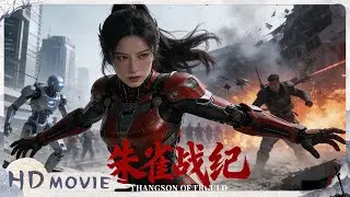 4K / Multi SUB《朱雀战纪 The Red Sparrow》肆意屠杀！美女机器人激战暗黑机械战甲兵团