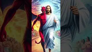 Jesus and Satan ❤️ #jesus #god #jesusbelievers