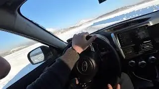 2010 Impreza WRX GVE pov ice lake rally
