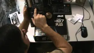 Материнская плата к нему Asus H-97. Визуальный обзор