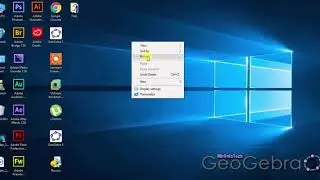 2 - Download and install geogebra 5 in windows  تحميل و تثبيت جيوجبرا على الوينداوز ـــ