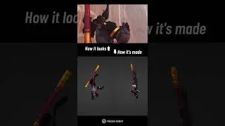 How it looks, how it's made - Camera cheating in Blender #shorts #blender