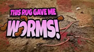 EVICTION NOTICE! These Worms Have Got To Go! Satisfying ASMR Carpet Cleaning. #timelapse