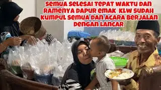 ALHAMDULILLAH SEMUA SELESAI TEPAT WAKTU DAN ACARANYA BERJALAN DGN LANCAR