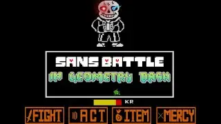 SANS BATTLE IN GEOMETRY DASH I Sans Encounter by Syrosvich I Geometry Dash
