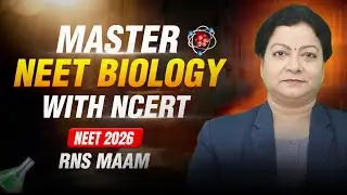 Master Neet Biology With Ncert 💪 | Super Strategy By RNS Mam | Motion NEET
