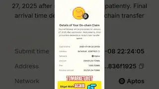 pending withdrawal #TOMA. Bot  #tomarket is scam