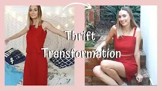Thrift Transformation: Two-Piece Top and Skirt ❤