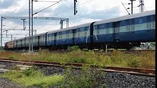 Parcel Train Beautiful Track Sound At Pakni Station