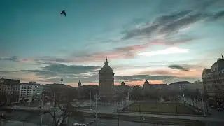 Moody City Sunrise   Time Lapse