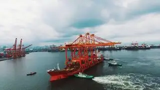 The Philippines' largest port equipment arrives at the Manila International Container Terminal