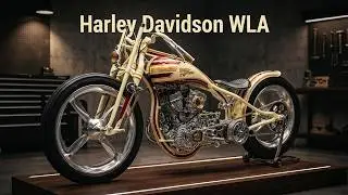 Custom Harley Davidson WLA | Custom Build Revelation at 2025 Motor Bike Verona