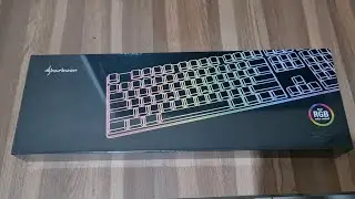 Teclado Sharkoon PureWriter RGB - Switch Kailh Blue - Unboxing - O melhor teclado que eu j&aacute; tive!