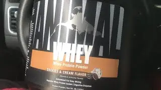 Animal Whey Protein Cookies and Cream Taste Test/Review ASMR Mukbang | Tastes Like....👀
