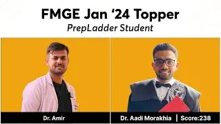 Interesting conversation with FMGE Jan '24 Topper Dr. Aadi Morakhia | Dr. Amir AIIMS #fmge