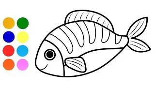 How to draw Cute Magic Fish 🐟🐠