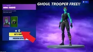 How To Get GHOUL TROOPER For FREE In Fortnite!