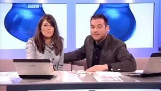 2004 Liquid News with Paddy O'Connell, Claudia Winkleman and Colin Paterson.