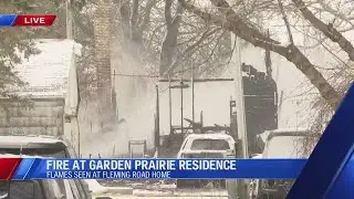 Adult and child dead, six rescued in Garden Prairie house fire
