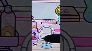bedroom design using glossy pack in toca boca 🏡✨