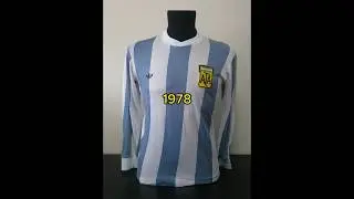 Argentina Jersey Evolution (1930&ndash;2022)🥰 #shorts #football #viralvideo #like