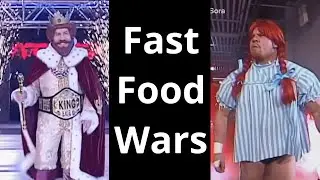 Войны фастфуда &mdash; #BurgerKing против #Wendys &mdash; #WWE #WWF #WrestlingNews для #Wrestling #World