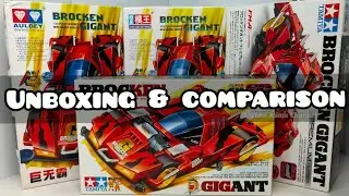 Tamiya Brocken Gigant (19411) vs Auldey & Chao Xing Mo Wang Mini 4WD - Unboxing, Review & Comparison