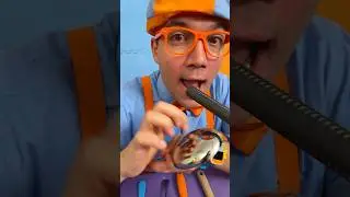 SHHH! It's Blippi's SPOON ASMR Challenge! #blippi #shorts